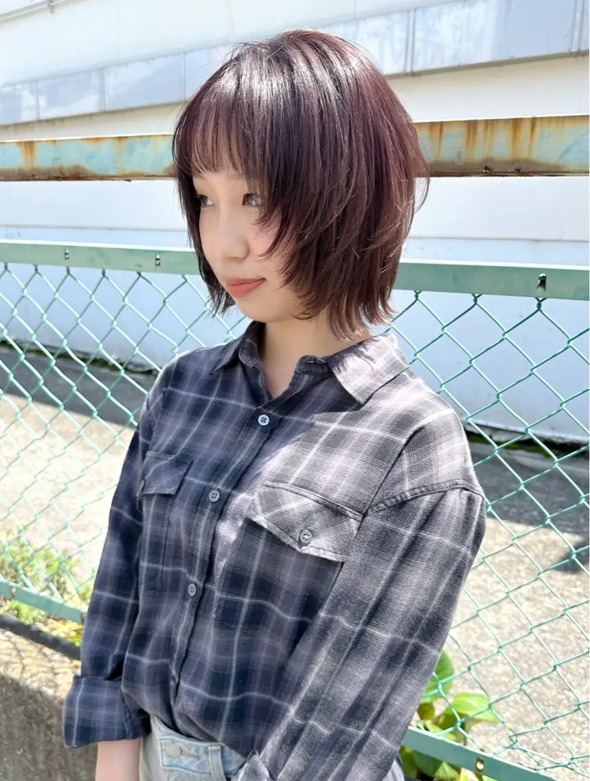 ショート カラー カット ヘアカラー トリートメント 田中 泰正のヘアスタイル