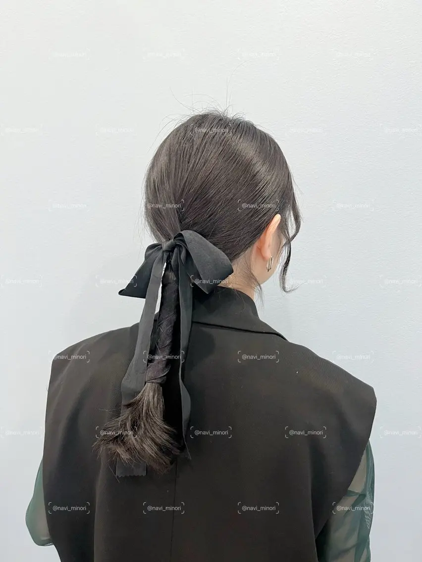 ミディアム ヘアアレンジ Hairset minoriのヘアスタイル