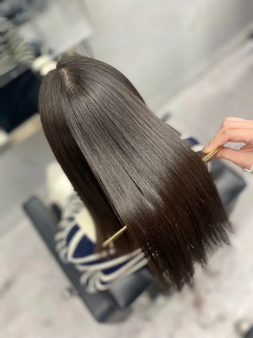 ロング カット 縮毛矯正 トリートメント 艶髪/縮毛矯正 🫧辻野海羽のヘアスタイル
