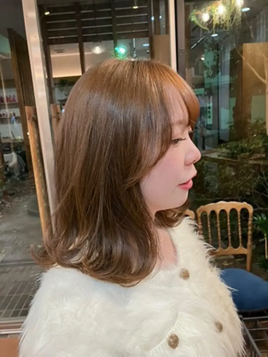 ミディアム 加藤 凌のヘアスタイル