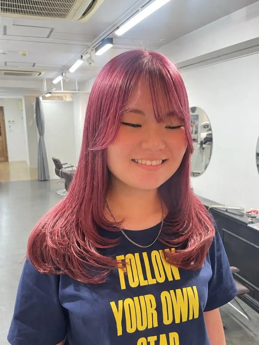 ミディアム カット 野町好花 レイヤー/髪質改善のヘアスタイル