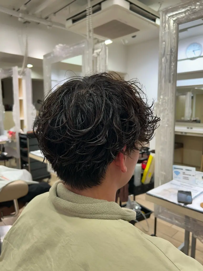 パーマ メンズ カット パーマ 渡辺 大輝 メンズパーマのヘアスタイル