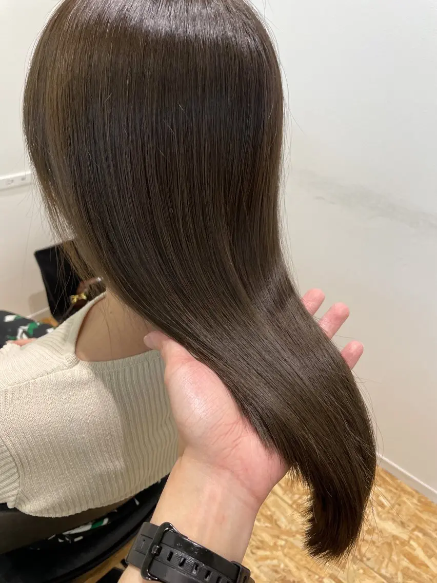 セミロング 髪質改善 トリートメント 髪質改善とカラー特化 ✨Hito.nowaのヘアスタイル