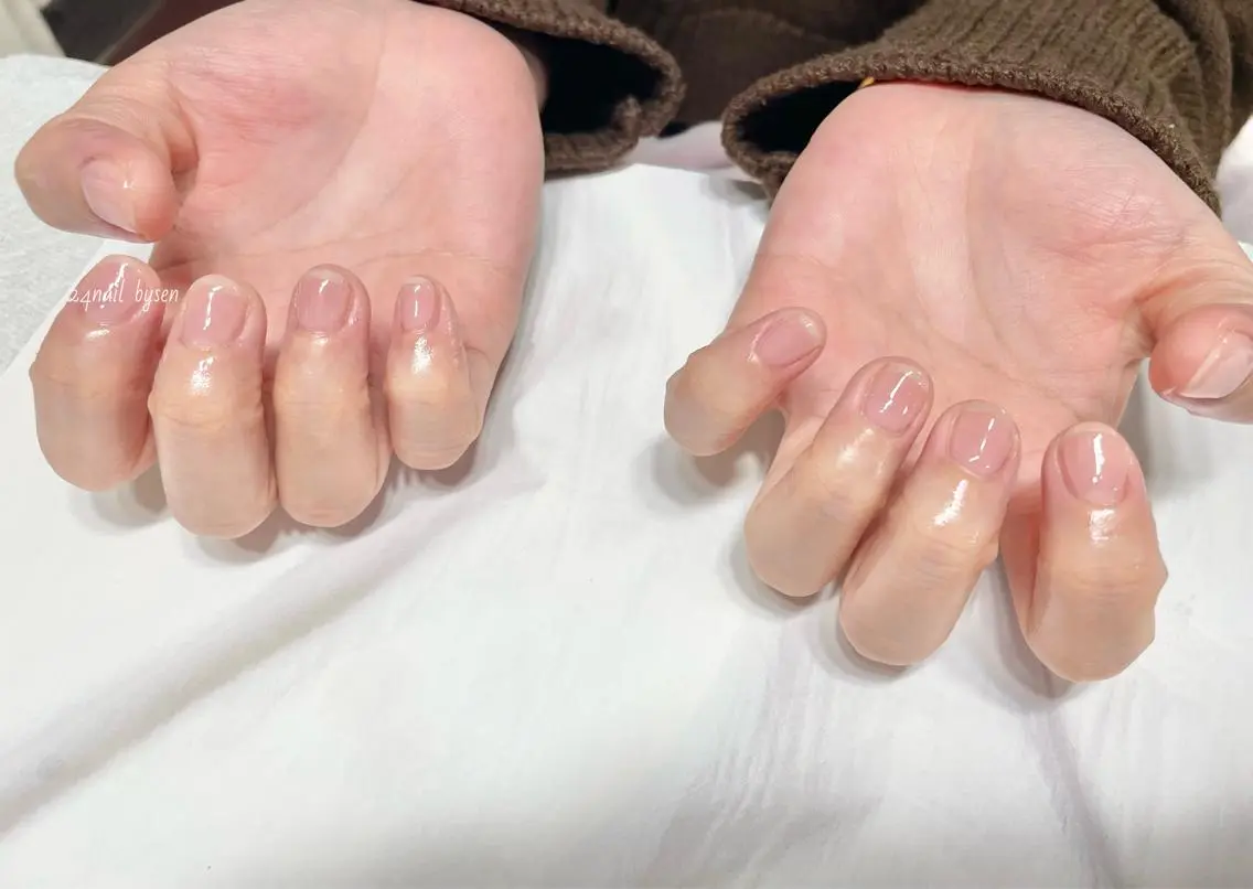 ネイル クリアネイル ジェルネイル Atelier by 24nail/Ayaのネイルデザイン