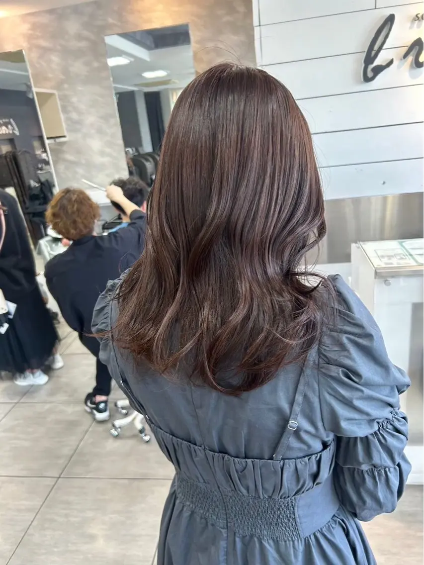 ロング カラー ヘアカラー 🎀艶カラー🎀 よしいあまねのヘアスタイル