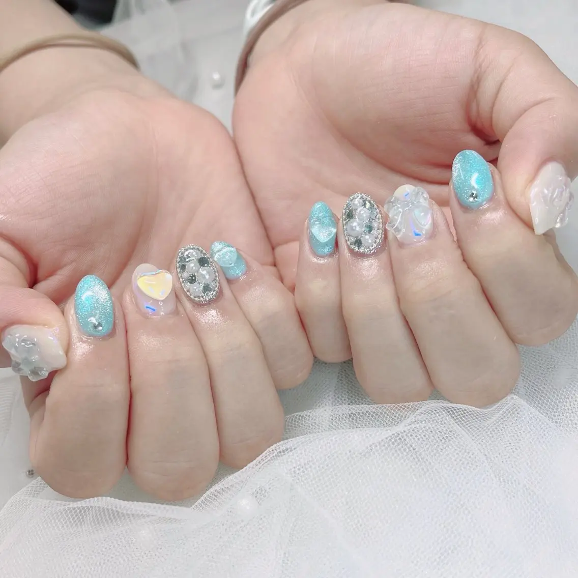 ネイル アートネイル ハンドネイル piyo 🌼*・のネイルデザイン