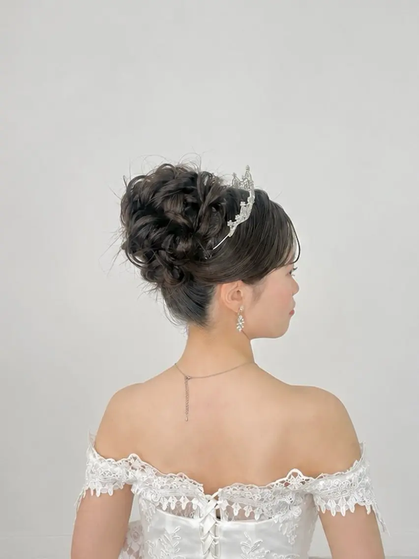 ロング ヘアアレンジ 結婚式・ブライダル ヘアアレンジ/渋谷/ ゆづきのその他イメージ