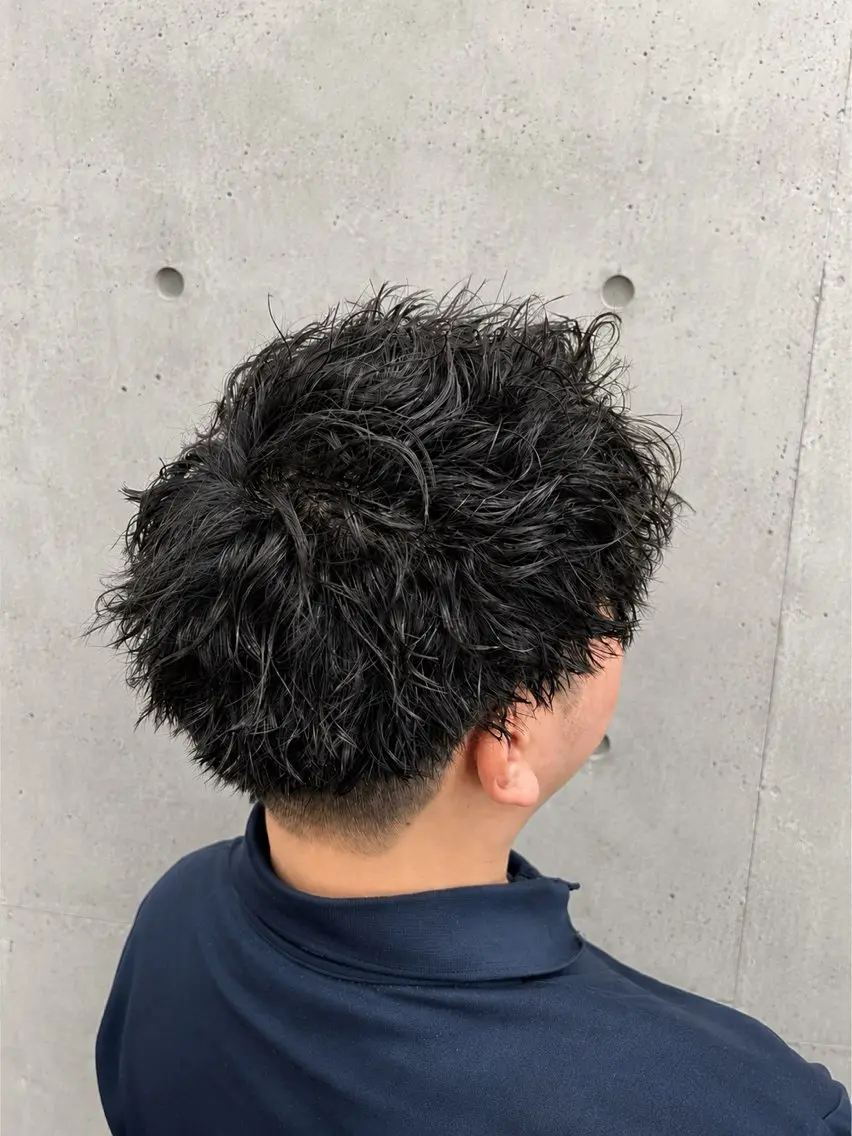 ショート パーマ メンズ 【メンズ特化】 横浜美容師kuのヘアスタイル