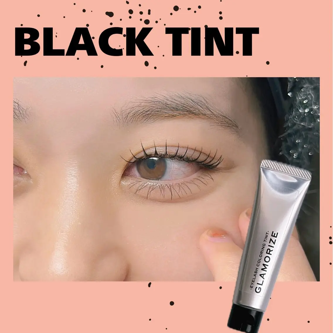 選べる【BLACK TINT】➕パリジェンヌorラッシュリフト(上)#マスカラティント#ブラックティントの写真