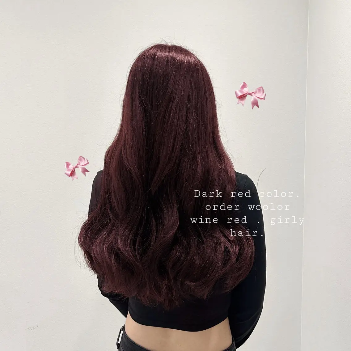 カラー ⛓ワンホンレイヤー 🥀🖤/あいりのヘアスタイル