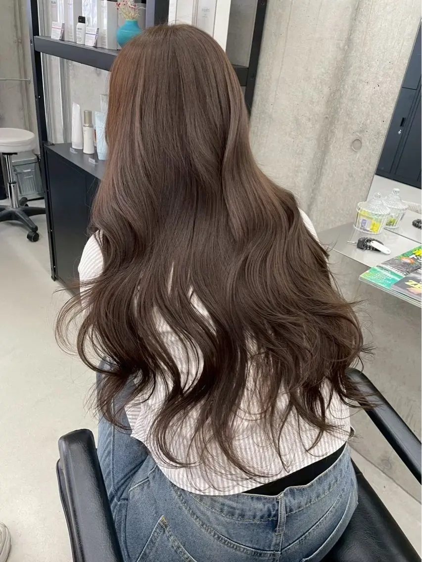 ロング ヘアカラー トリートメント はづき/ハイトーン /名古屋栄/ギャルのヘアスタイル