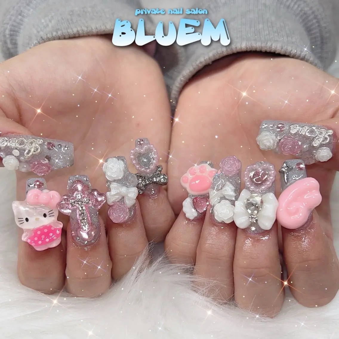 ネイル ハンドネイル BLUEM なな🐶のネイルデザイン