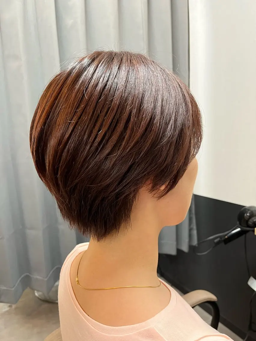 ショート カット ヘアカラー トリートメント TELAHAIR 副代表　石川篤史のヘアスタイル