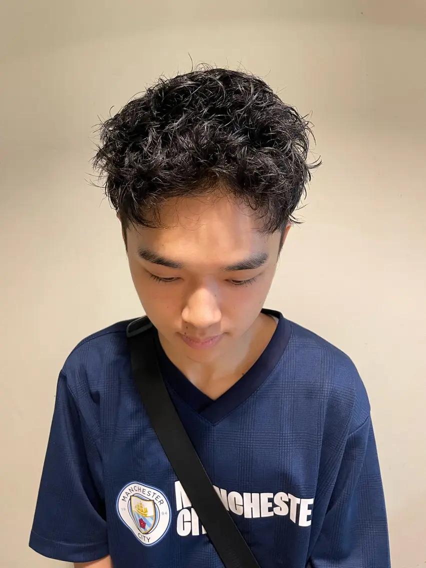 パーマ メンズ カット パーマ 💈メンズ職人 ルキト💈のヘアスタイル