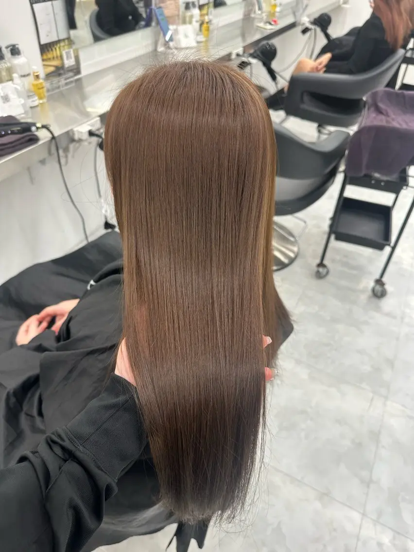 カラー ヘアカラー トリートメント ヘアセット 透明感カラー🎀艶髪 Anju/渋谷🎀のヘアスタイル