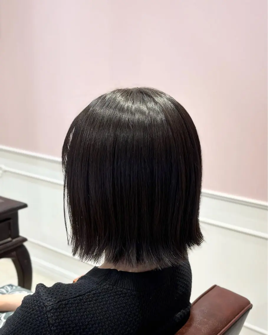 ショート カット 縮毛矯正 🌱なゆみ🌱透明感 /ナチュラル/高宮のヘアスタイル