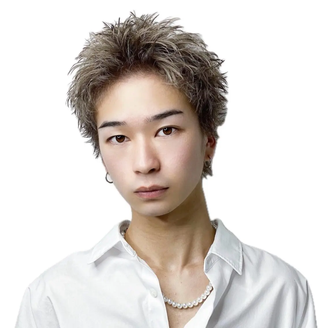 メンズ スパイキーショート 池袋メンズ縮毛矯正 ｜玉城柊平のヘアスタイル