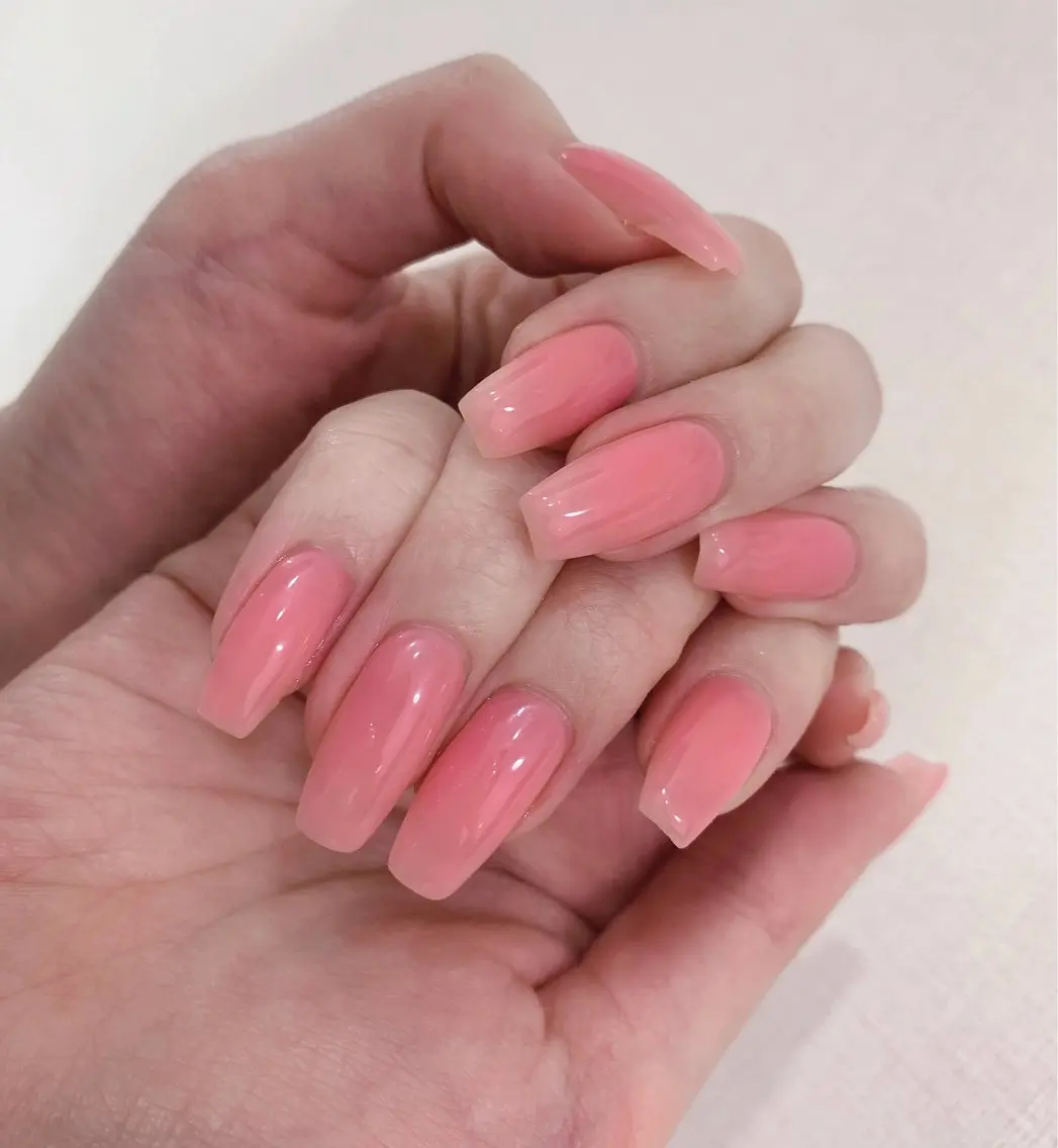 ネイル ワンカラーネイル 春ネイル ワンホンネイル Rainbow Nailのネイルデザイン