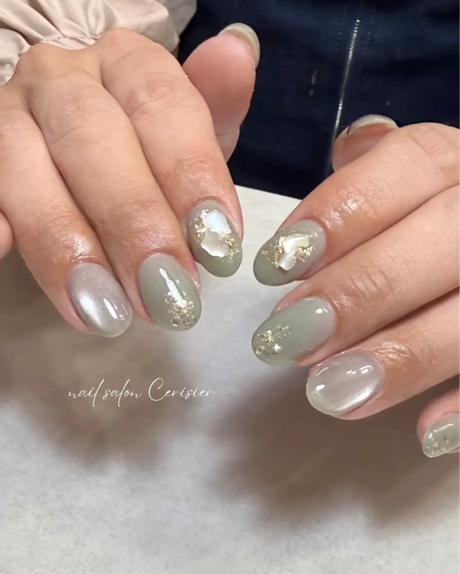 ネイル アートネイル シンプルネイル ハンドネイル フットネイル cerisier nailのネイルデザイン