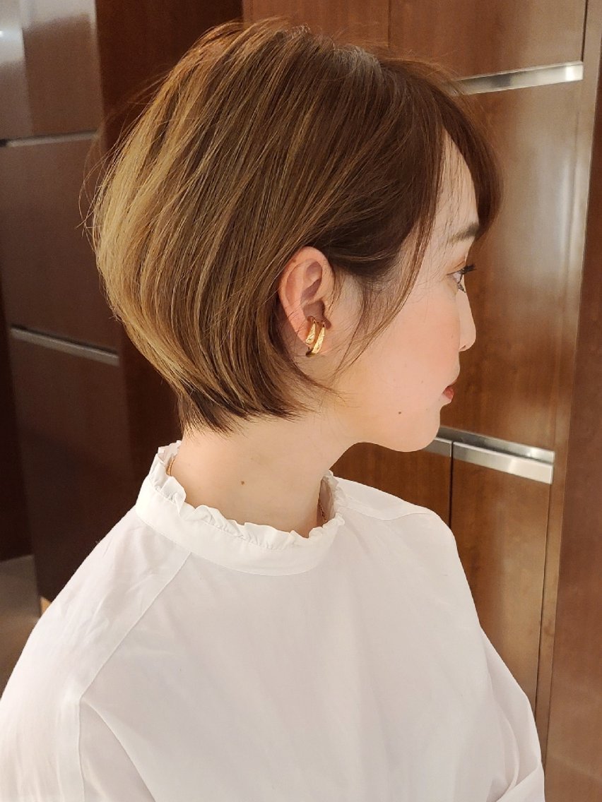 ショート ショートヘア 中高下 由真 ◎モニター様価格のヘアスタイル