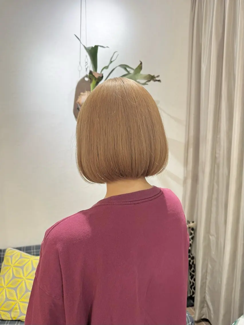 ミディアム カラー ヘアカラー 梶尾 悠人のヘアスタイル
