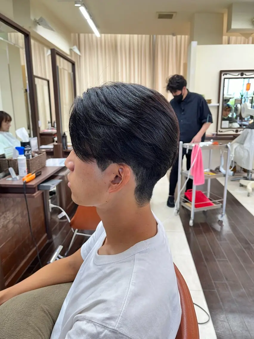 ショート メンズ 縮毛矯正 🧊メンズ特化🧊 高木航希のヘアスタイル