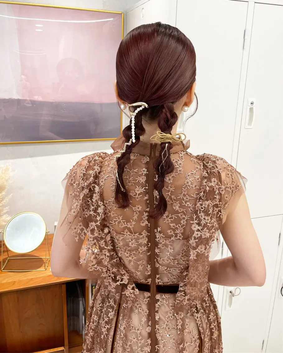 ヘアセットの写真
