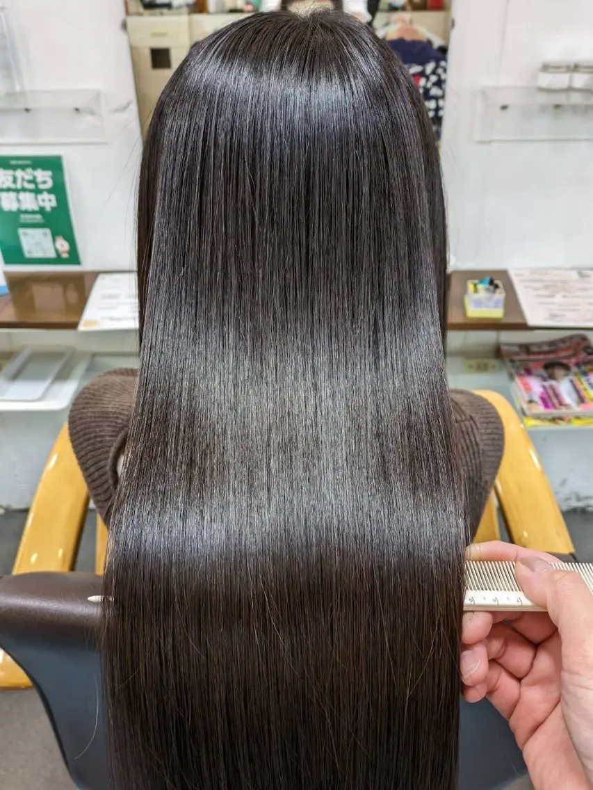 ロング 髪質改善 カット ヘアカラー トリートメント 【髪質改善】に特化 オリーブオイルクラブのヘアスタイル
