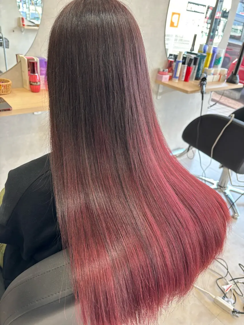 ロング 中司 優樹のヘアスタイル