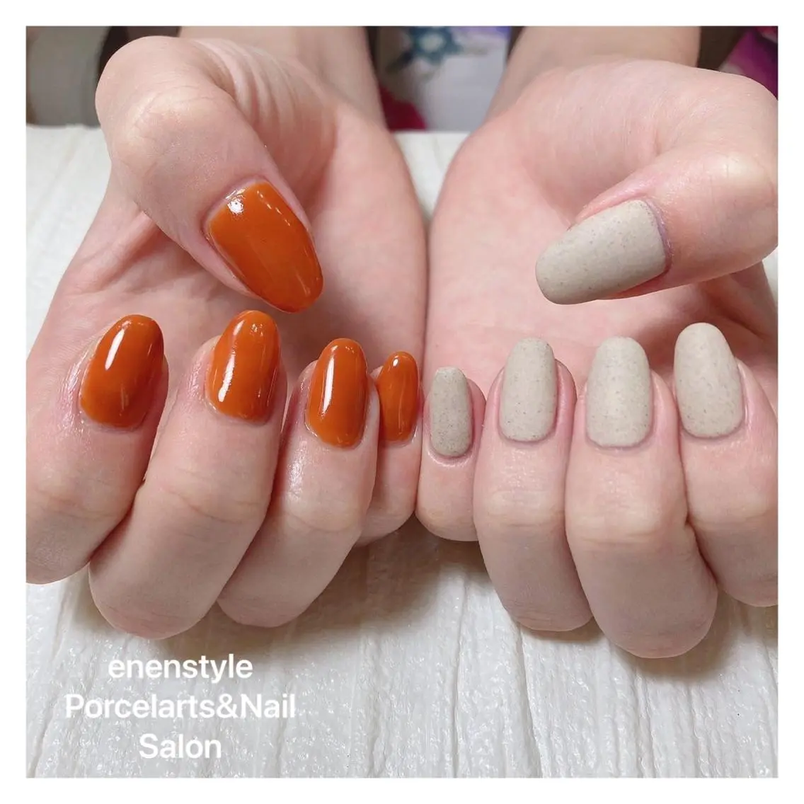 ミディアム ネイル 🐾enen style 🐾のネイルデザイン