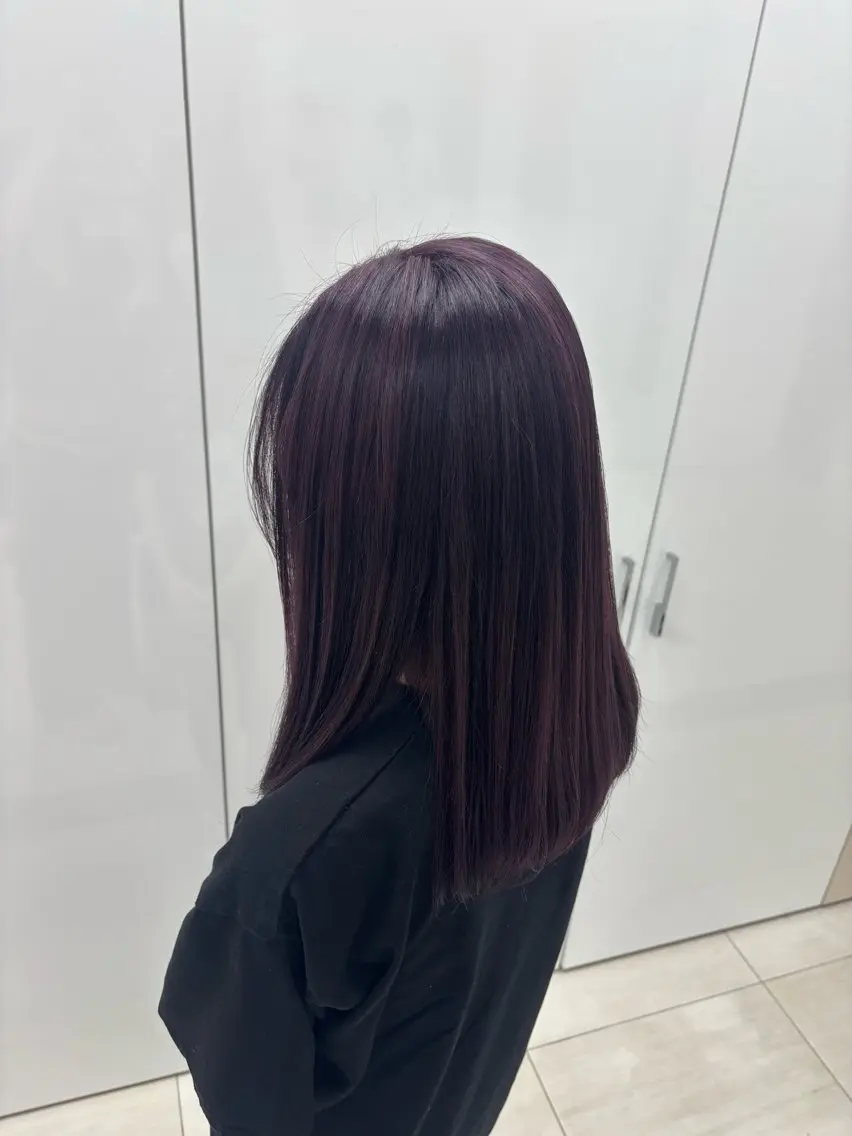 ロング カラー ブリーチ ラベンダーカラー ピンクカラー ピンクラベンダー ヘアカラー さんぺい/ 北千住/ハイトーンの眉毛・アイブロウイメージ