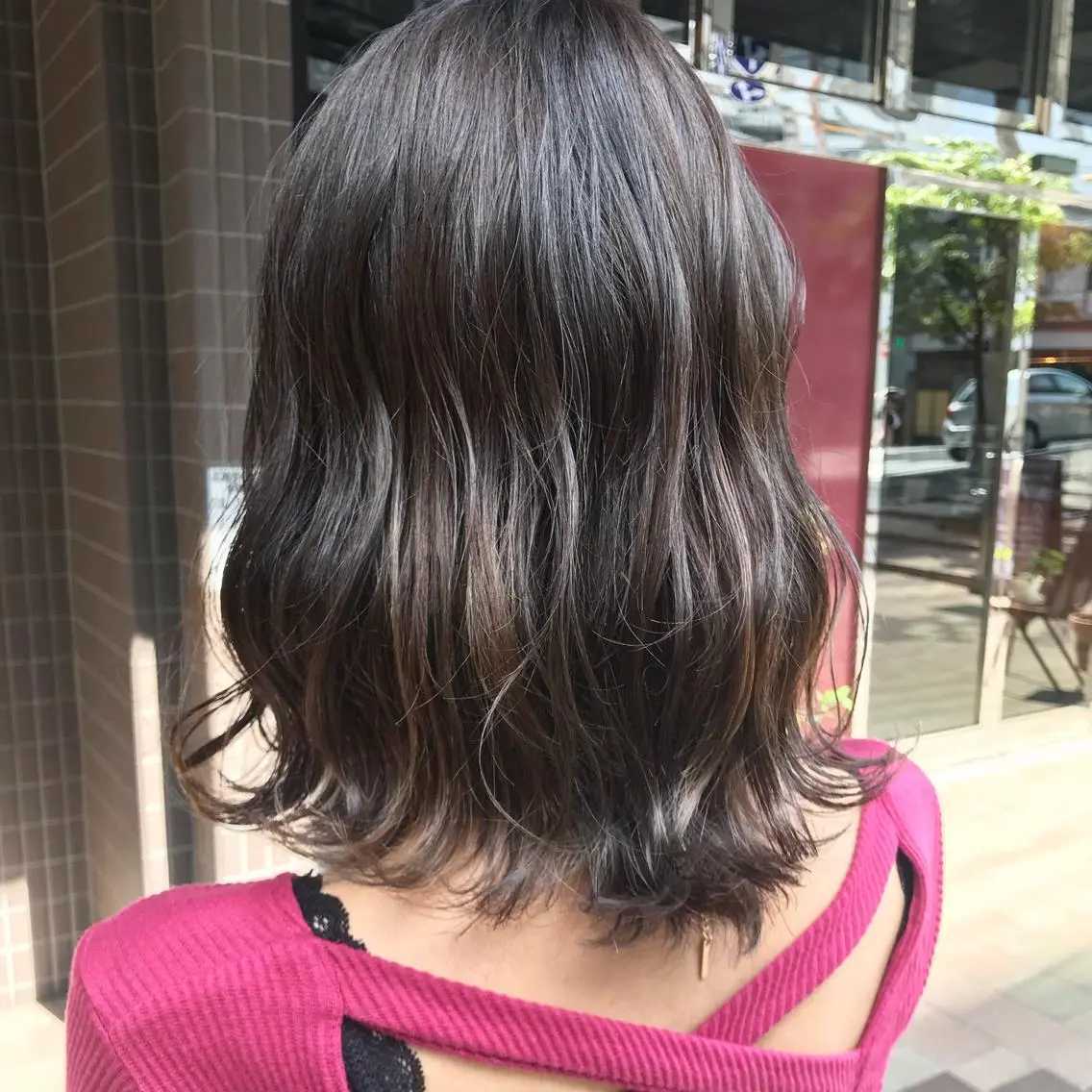 カラー ブリーチ ハイライトカラー 後藤 陽花子のヘアスタイル