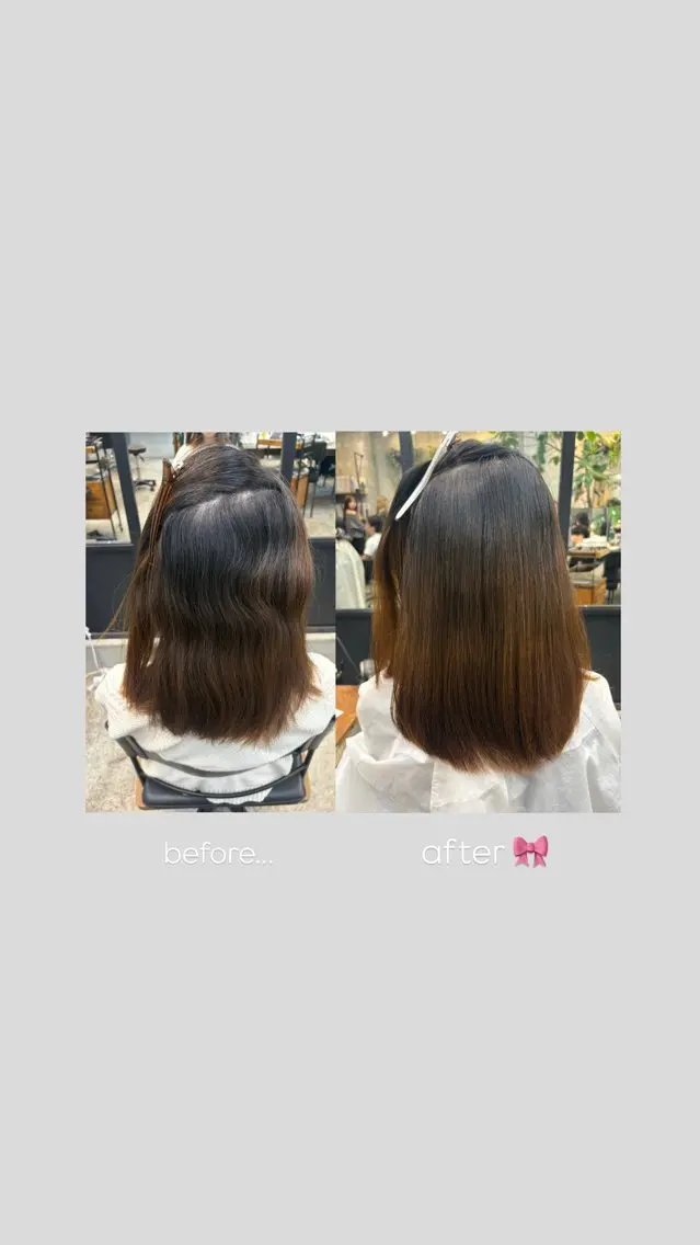 ロング 縮毛矯正 可愛いstyling おしえます♡🌸冬桜のヘアスタイル