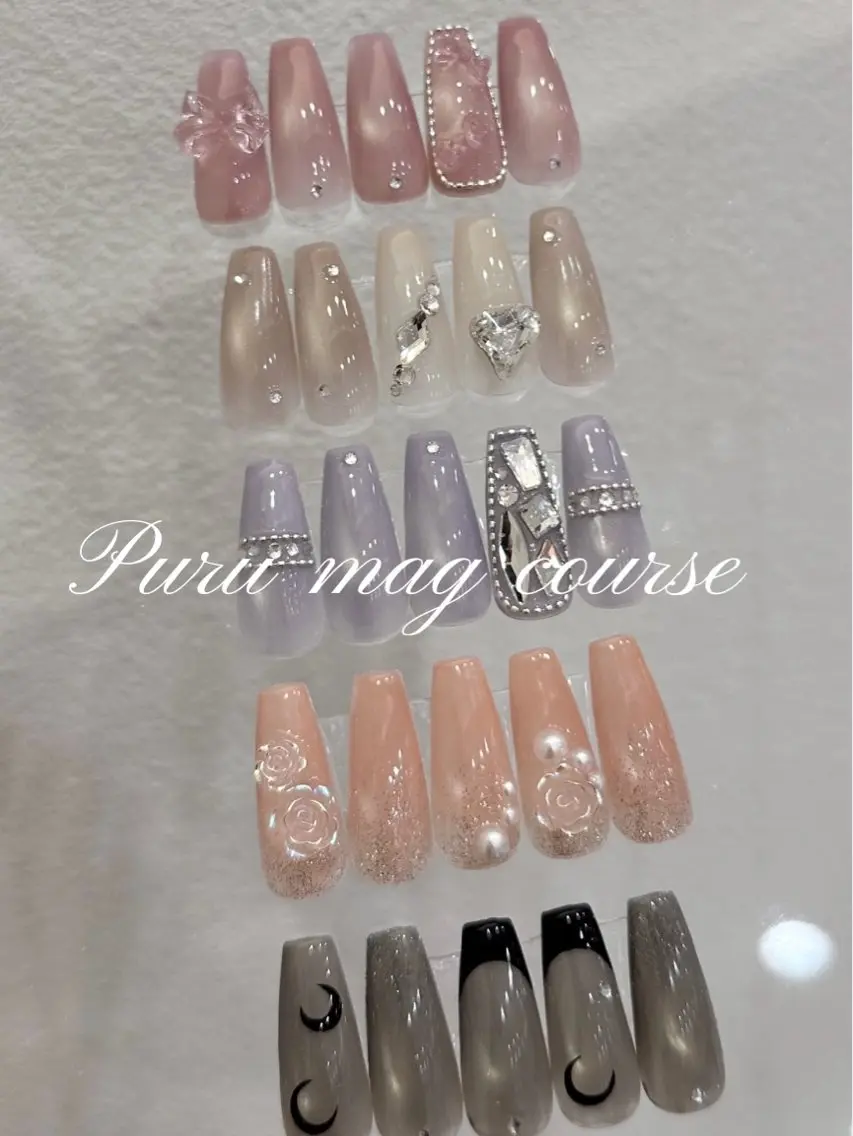 ネイル マグネットネイル yeri nail&eyeのネイルデザイン