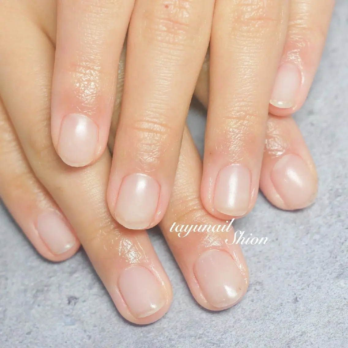 ネイル ブルー ジェルネイル パラジェル 春ネイル ネイルサロン 【たゆnail】のネイルデザイン