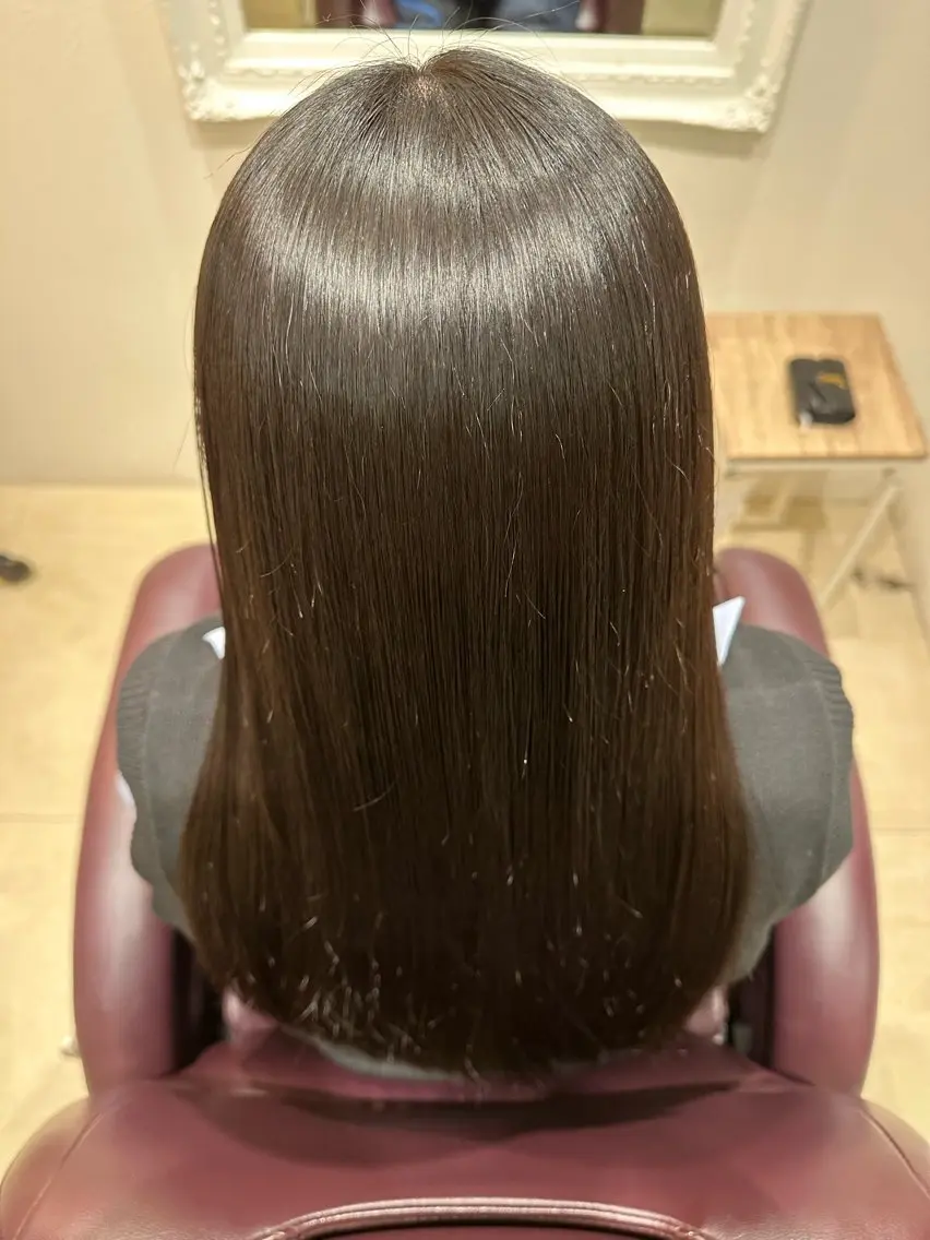 ロング 近藤 李香のヘアスタイル
