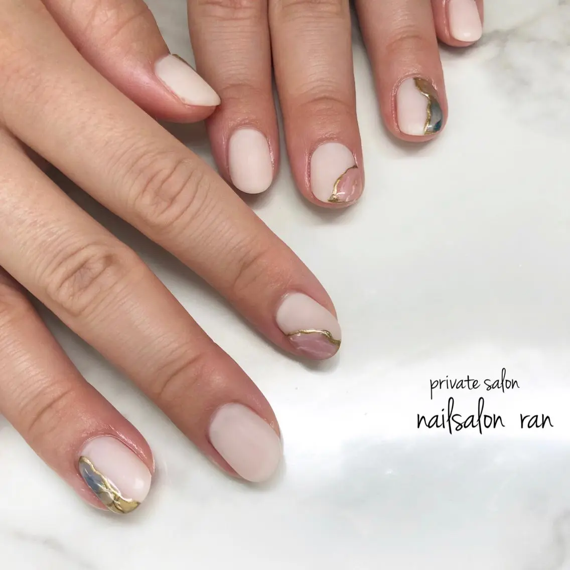 ネイル マットネイル 持ち込み nailsalon ranのネイルデザイン