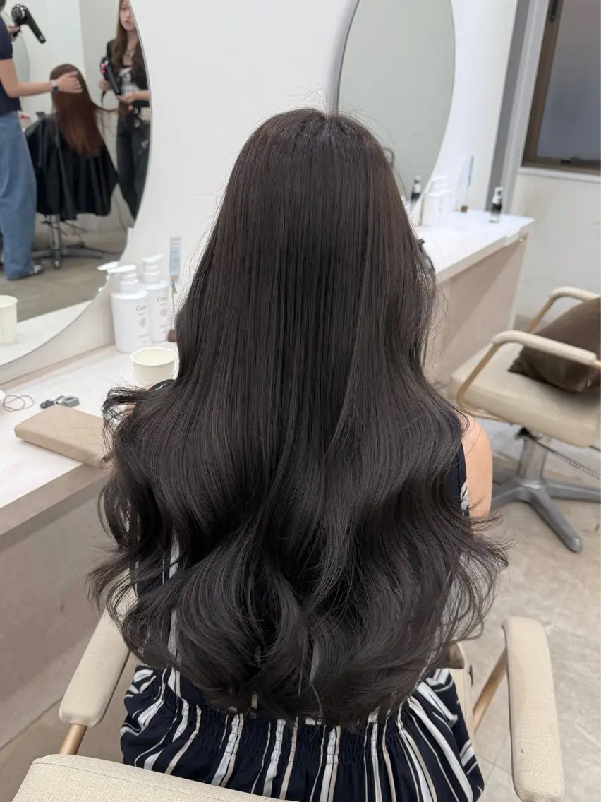 ロング 髪質改善 カット ヘアカラー トリートメント 髪質改善× ブリーチなしyutoのヘアスタイル