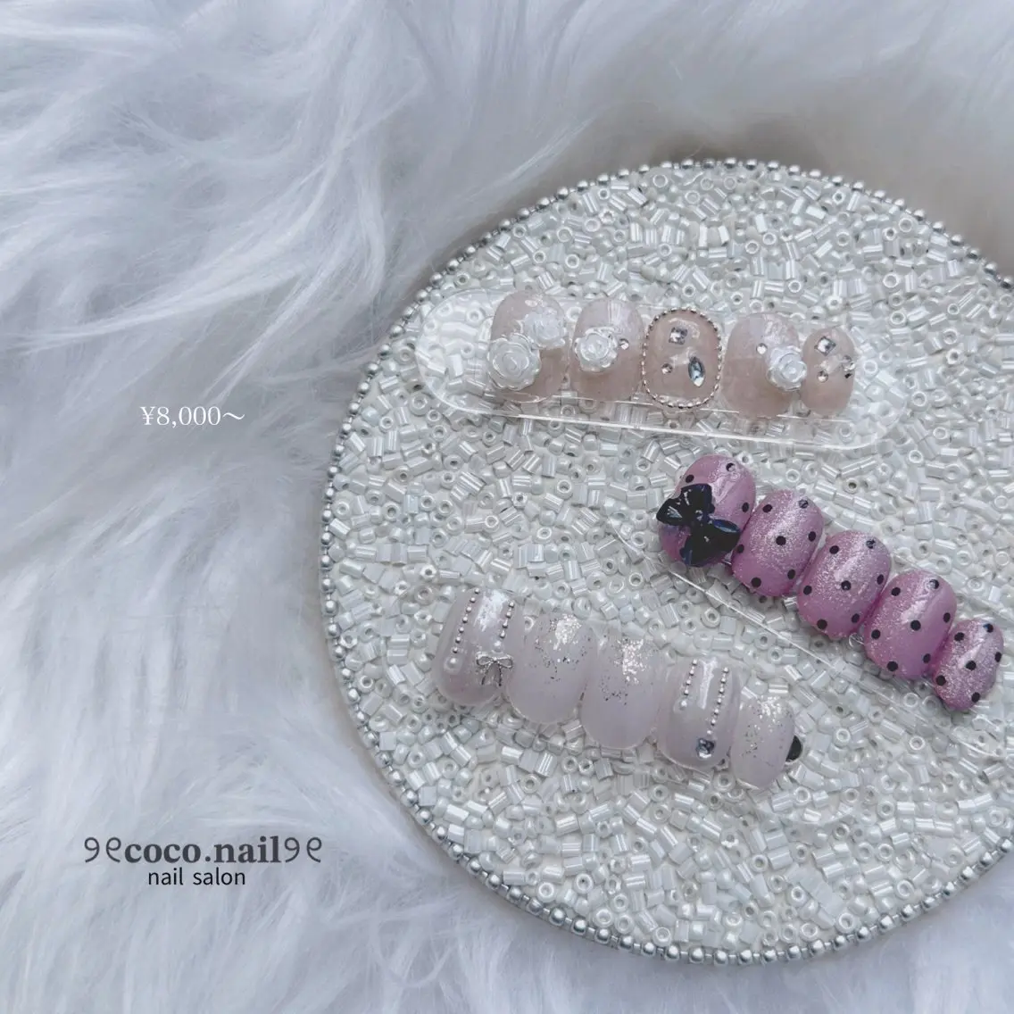 ネイル ハンドネイル lili.nail y2k/長さ出しのネイルデザイン