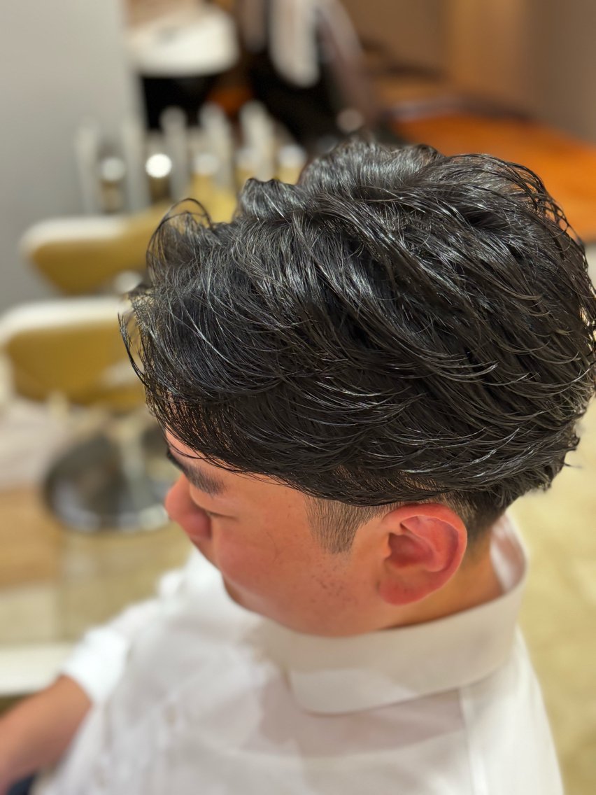 パーマ メンズ メンズパーマ カット パーマ 工藤 榛透のヘアスタイル