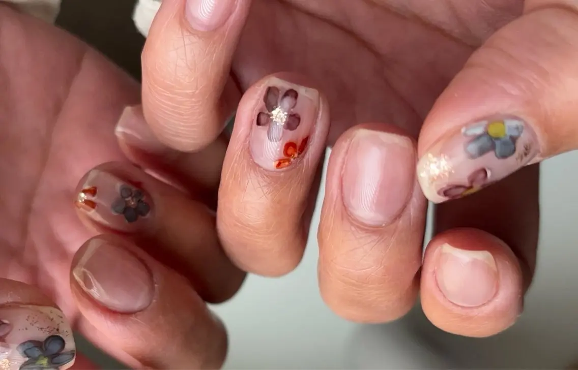 ネイル フラワーネイル ハンドネイル Solo nail -ソロネイル-のネイルデザイン