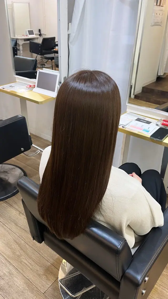 ロング 冨田 悠稀/ 髪質改善カラー🫧のヘアスタイル