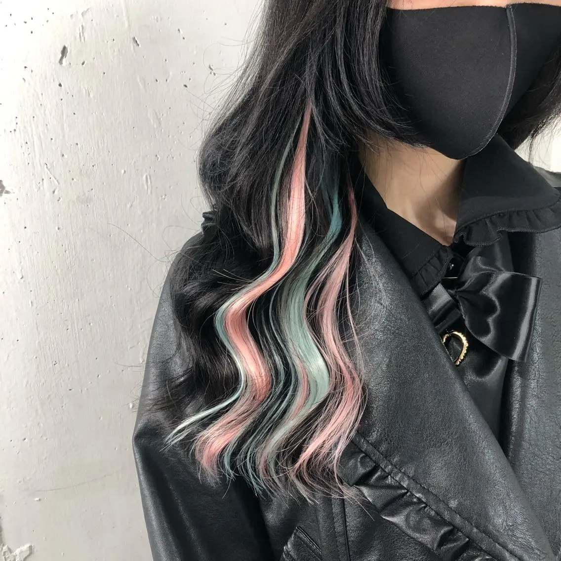 ロング カラー パーマ ヘアアレンジ 八巻 晴香のヘアスタイル