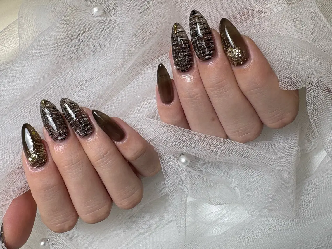 フルデザインネイル💅オフありの写真