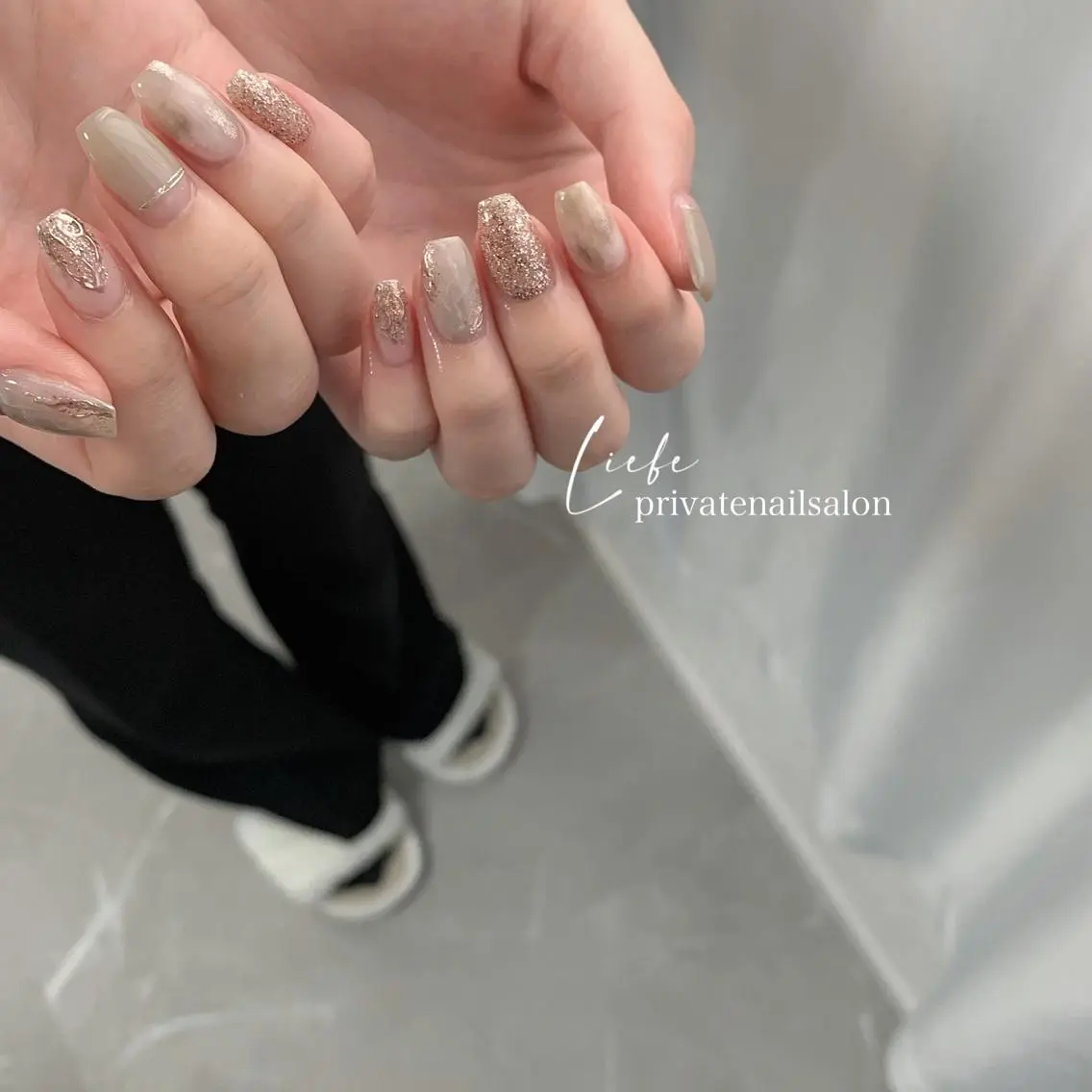 ネイル ニュアンスネイル ハンドネイル Liebe nailのネイルデザイン