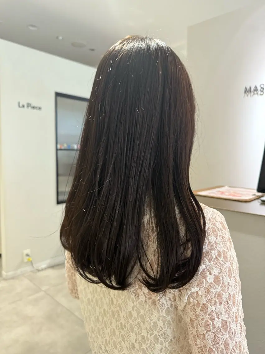 ミディアム やはらりの/ 酸性ストレートのヘアスタイル