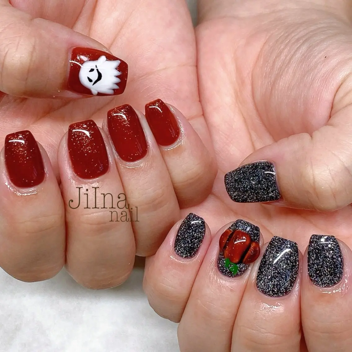 ネイル 持ち込み JiIna nailのネイルデザイン