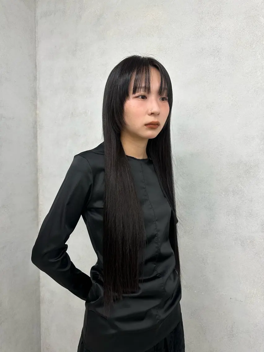 ロング カラー キッズ カット トリートメント オトナヘア🌸 harukaのヘアスタイル