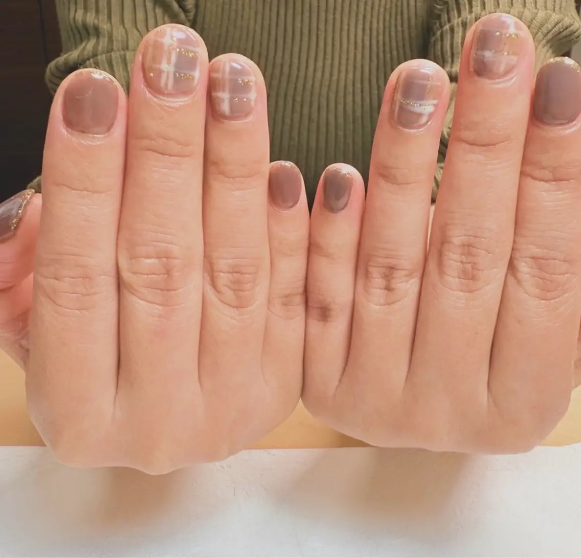 ネイル ブラウン charm.nail 🌼kanaのネイルデザイン