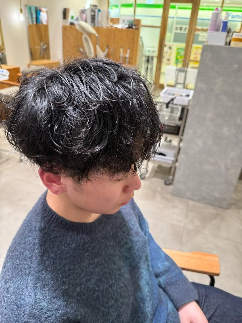 メンズ カット パーマ 松平 拓巳のヘアスタイル